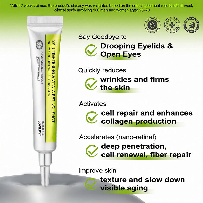 Made and shipped from the USA 💫Skin Tightening & Vita-A Retinol Retinol shot Anti-Wrinkle Firming Tightening cream - Last Day Promotion 70% OFF