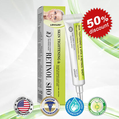 Made and shipped from the USA 💫Skin Tightening & Vita-A Retinol Retinol shot Anti-Wrinkle Firming Tightening cream - Last Day Promotion 70% OFF