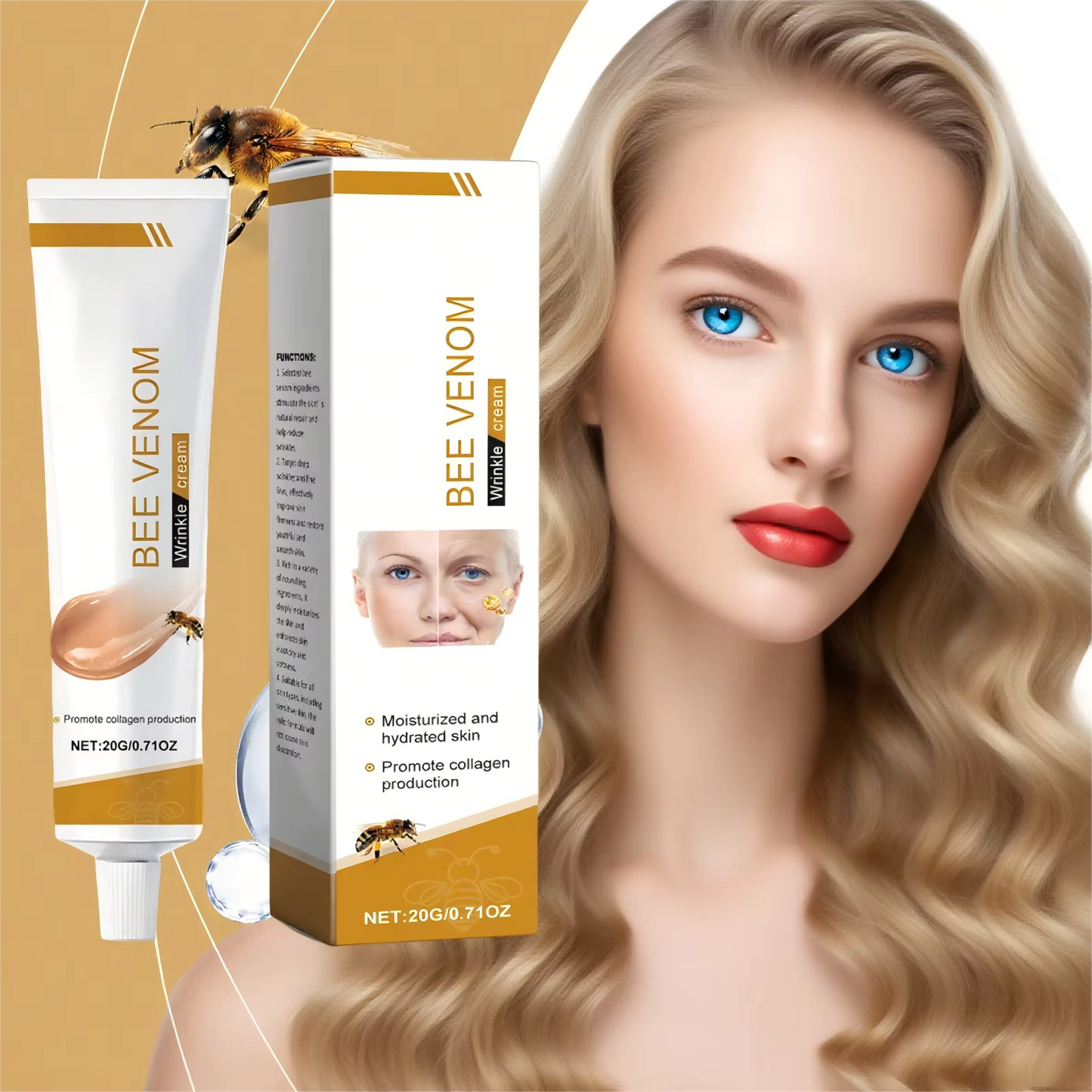 Cream Bee venom botox